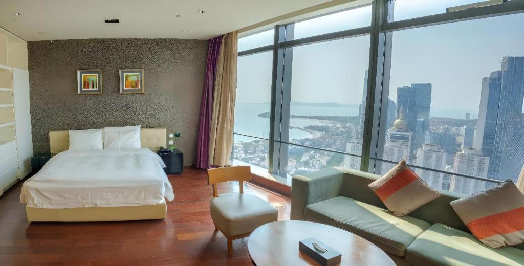 Grand Madison Qingdao Harbour-View Central（Former Qingdao Farglory Hotel） Eksteriør bilde